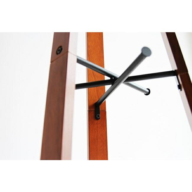 ポールハンガー コートハンガー おしゃれ 北欧 木製 省スペース コンパクト ハンガーラック ブラウン ナチュラル シンプル ハンガーポール |  | 06