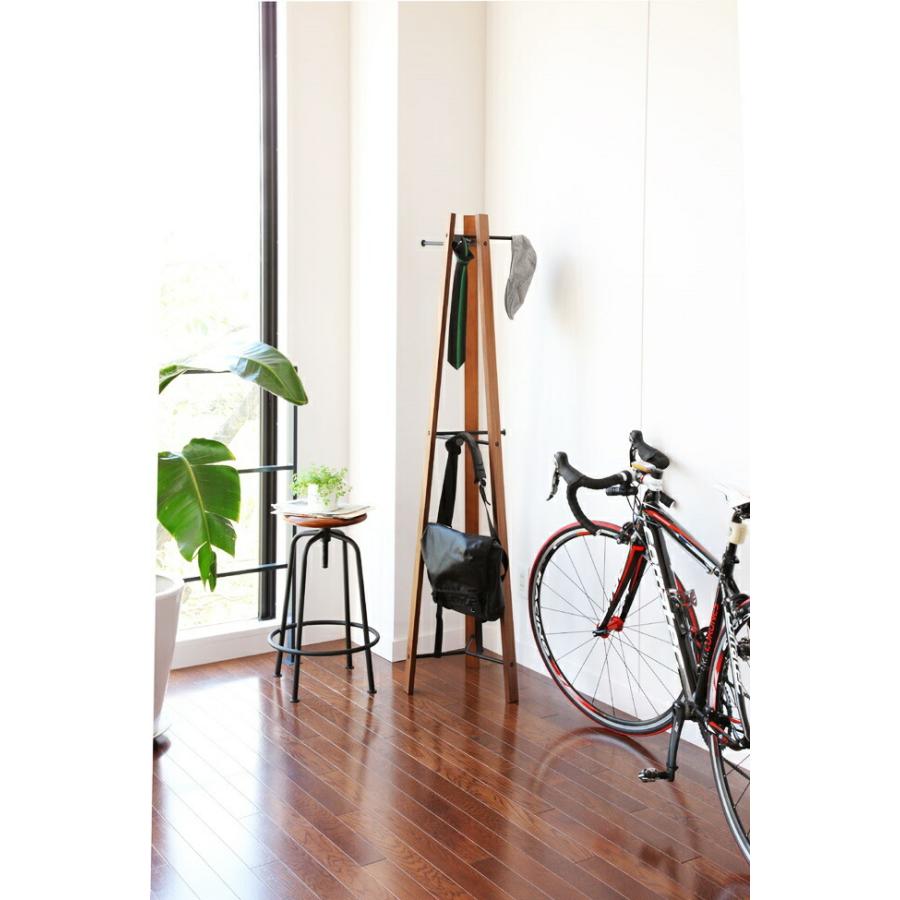 ポールハンガー コートハンガー おしゃれ 北欧 木製 省スペース コンパクト ハンガーラック ブラウン ナチュラル シンプル ハンガーポール |  | 09