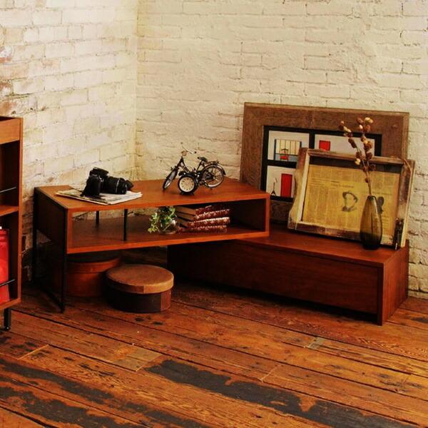 テレビ台 テレビボード 伸縮タイプ テレビラック コーナー おしゃれ リビングボード TVボード TV台 木製 ブラウン ナチュラル 北欧 コンパクト | 