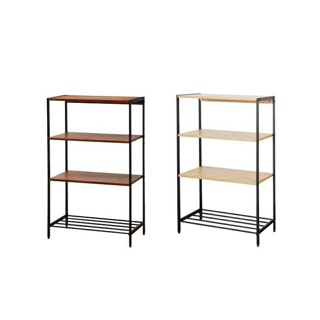 オープンラック 4段 ディスプレイラック 幅60 ウッドラック フリーラック 飾り棚 見せる収納 多目的ラック ヴィンテージ 北欧 おしゃれ | 