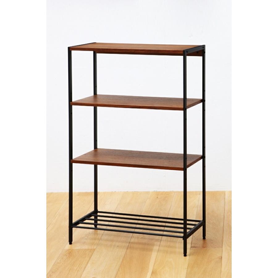 オープンラック 4段 ディスプレイラック 幅60 ウッドラック フリーラック 飾り棚 見せる収納 多目的ラック ヴィンテージ 北欧 おしゃれ |  | 10