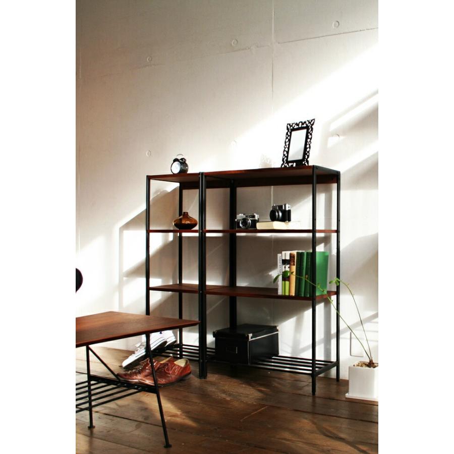 オープンラック 4段 ディスプレイラック 幅60 ウッドラック フリーラック 飾り棚 見せる収納 多目的ラック ヴィンテージ 北欧 おしゃれ |  | 03