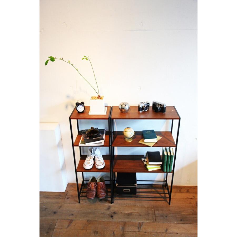 オープンラック 4段 ディスプレイラック 幅60 ウッドラック フリーラック 飾り棚 見せる収納 多目的ラック ヴィンテージ 北欧 おしゃれ |  | 05