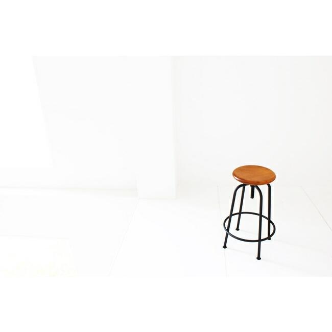 バーチェア ハイスツール スツール 高さ調整 完成品 カウンターチェア バースツール 丸椅子 カウンタースツール ヴィンテージ 木製 ブラウン おしゃれ |  | 09