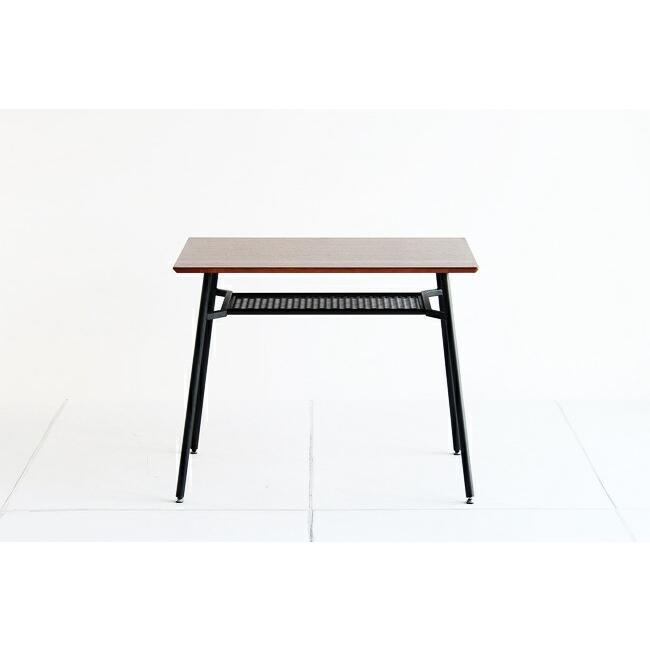 ダイニングテーブル 2人用 幅90cm 食卓テーブル 長方形 ダイニング テーブル 食卓机 天然木 木目 スチール おしゃれ 北欧 ブラウン 二人掛け レトロ |  | 10