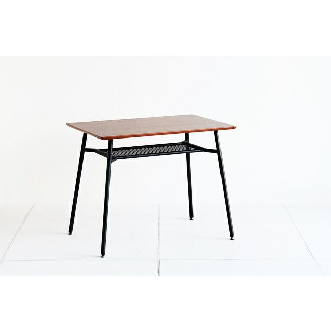 ダイニングテーブル 2人用 幅90cm 食卓テーブル 長方形 ダイニング テーブル 食卓机 天然木 木目 スチール おしゃれ 北欧 ブラウン 二人掛け レトロ |  | 09