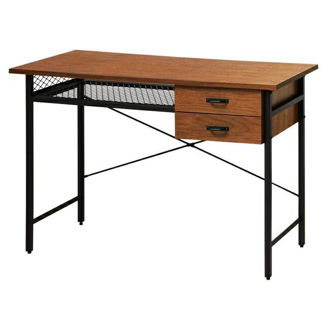 パソコンデスク 幅100cm 引き出し付き 収納付き 木製 デスク ワークデスク おしゃれ 北欧 オフィスデスク アンティーク レトロ ブラウン 学習デスク |  | 01