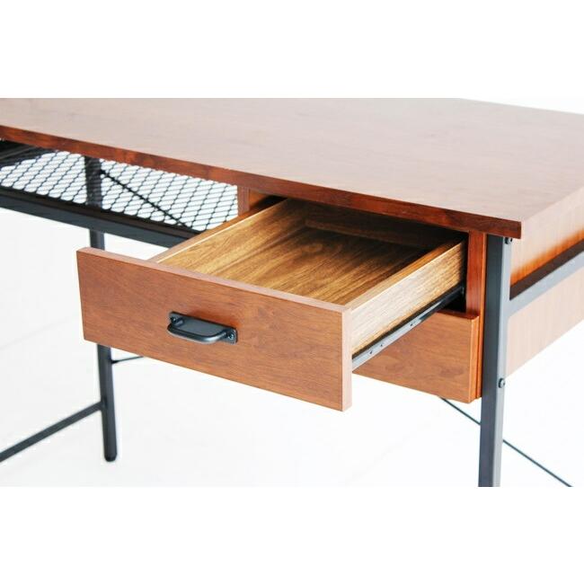 パソコンデスク 幅100cm 引き出し付き 収納付き 木製 デスク ワークデスク おしゃれ 北欧 オフィスデスク アンティーク レトロ ブラウン 学習デスク |  | 11