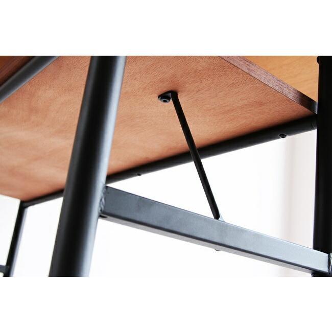 ダイニングテーブル 4人掛け 高さ調節 幅120cm 4人用 棚付き 4P 食卓テーブル 机 収納 食事 おしゃれ シンプル 高さ調整 北欧 レトロ |  | 11