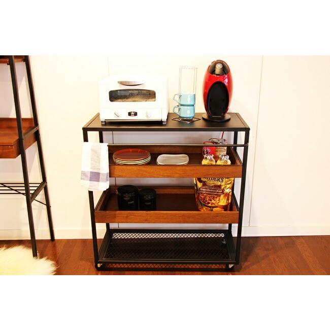 ワゴンラック キャスター付 ワゴン ラック カートワゴン おしゃれ スリム キッチンワゴン キッチンラック 北欧 隙間収納 スチールワゴン 引き出し 洋服収納 |  | 01