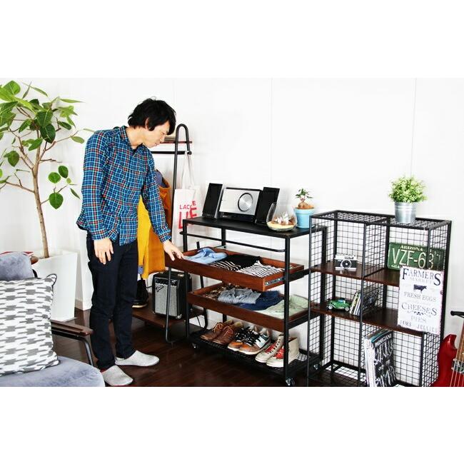 ワゴンラック キャスター付 ワゴン ラック カートワゴン おしゃれ スリム キッチンワゴン キッチンラック 北欧 隙間収納 スチールワゴン 引き出し 洋服収納 |  | 04