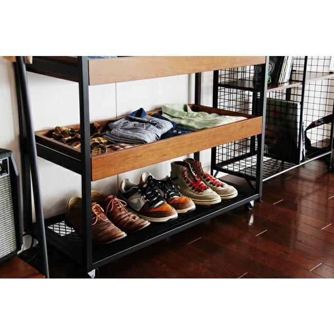 ワゴンラック キャスター付 ワゴン ラック カートワゴン おしゃれ スリム キッチンワゴン キッチンラック 北欧 隙間収納 スチールワゴン 引き出し 洋服収納 |  | 07