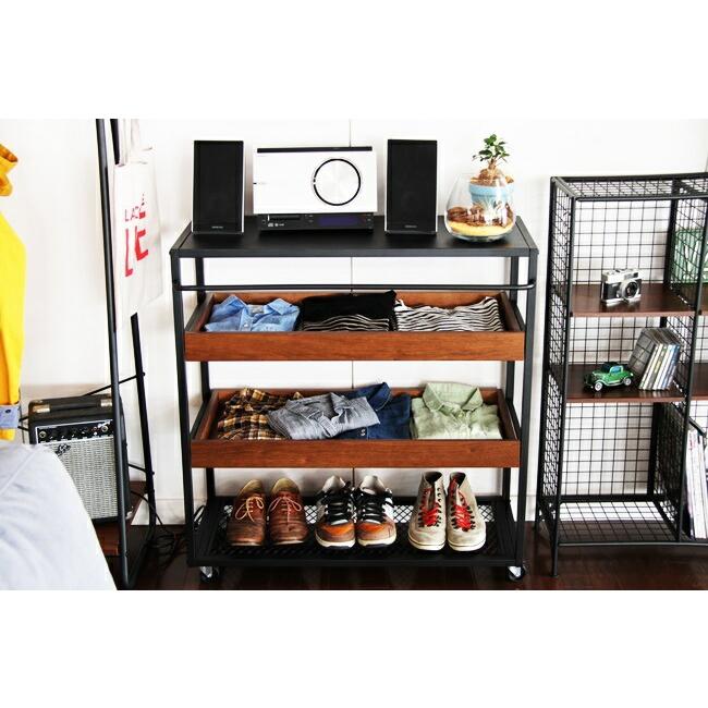 ワゴンラック キャスター付 ワゴン ラック カートワゴン おしゃれ スリム キッチンワゴン キッチンラック 北欧 隙間収納 スチールワゴン 引き出し 洋服収納 |  | 08