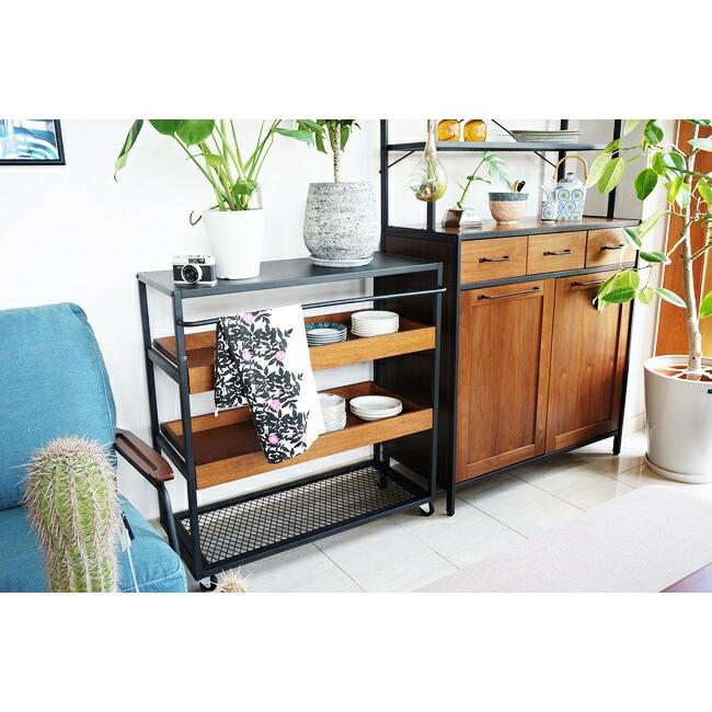 ワゴンラック キャスター付 ワゴン ラック カートワゴン おしゃれ スリム キッチンワゴン キッチンラック 北欧 隙間収納 スチールワゴン 引き出し 洋服収納 |  | 09