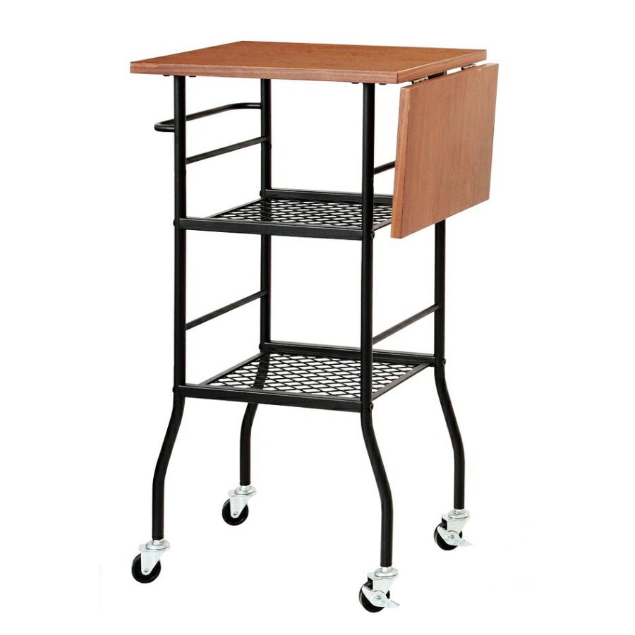 ワゴンラック サイドテーブル キャスター付 作業台 バタフライ ポットワゴン ワゴン ラック キッチンワゴン キッチンラック ラック デスクワゴン |  | 12