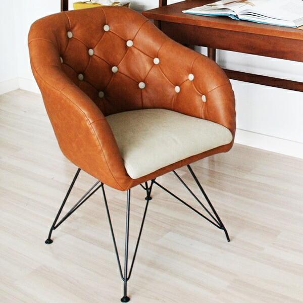 デザインチェア デスクチェア おしゃれ チェア パソコンチェア 北欧 オフィスチェア PCチェア ダイニングチェア 肘付 ヴィンテージ アンティーク | 