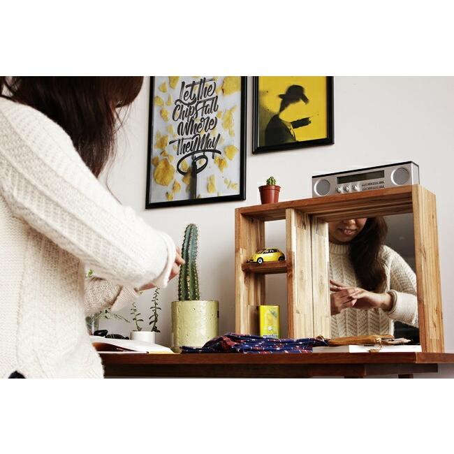 収納ボックス ミラー 鏡 ディスプレイラック アクセサリー収納 玄関収納 鍵置き 北欧 完成品 木製 おしゃれ アンティーク ディスプレイボックス |  | 12