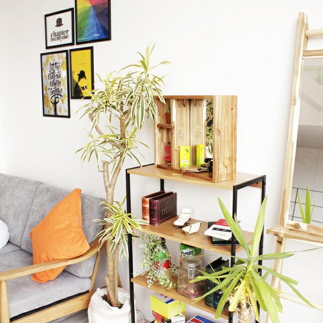 収納ボックス ミラー 鏡 ディスプレイラック アクセサリー収納 玄関収納 鍵置き 北欧 完成品 木製 おしゃれ アンティーク ディスプレイボックス |  | 13