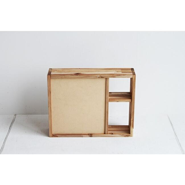 収納ボックス ミラー 鏡 ディスプレイラック アクセサリー収納 玄関収納 鍵置き 北欧 完成品 木製 おしゃれ アンティーク ディスプレイボックス |  | 06