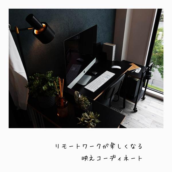 デスク パソコンデスク 幅90cm タブレットスタンド ブックスタンド PCデスク ワークデスク 省スペース シンプル コンパクト レトロ ブラック ヴィンテージ 北欧 |  | 02