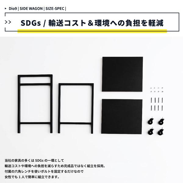 サイドワゴン キャスター付き デスクワゴン プリンターワゴン 2段 サイドラック ブラック テレワーク 在宅ワーク おしゃれ シンプル モダン レトロ 北欧 |  | 16