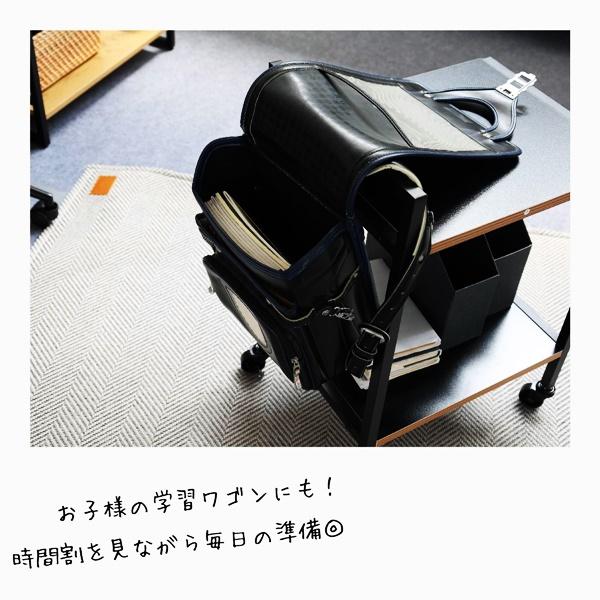 サイドワゴン キャスター付き デスクワゴン プリンターワゴン 2段 サイドラック ブラック テレワーク 在宅ワーク おしゃれ シンプル モダン レトロ 北欧 |  | 03