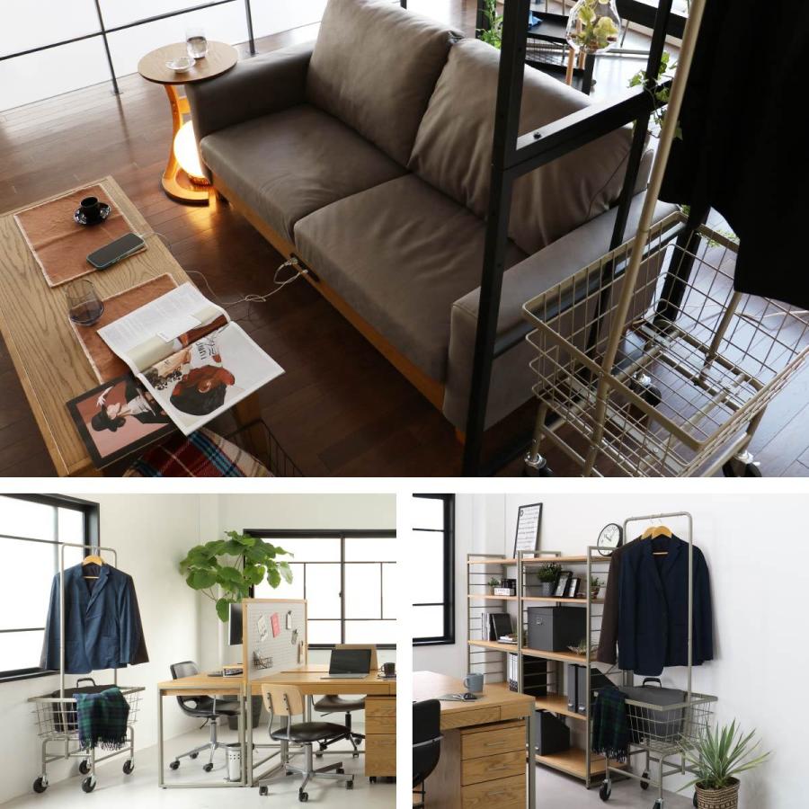 カートハンガー キャスター付き コートハンガー コート掛け 洋服掛け ハンガーコート バスケット 一人暮らし シルバー 衣類収納 おしゃれ 洋服収納 |  | 04