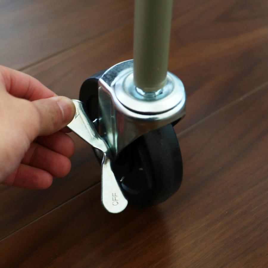 カートハンガー キャスター付き コートハンガー コート掛け 洋服掛け ハンガーコート バスケット 一人暮らし シルバー 衣類収納 おしゃれ 洋服収納 |  | 05