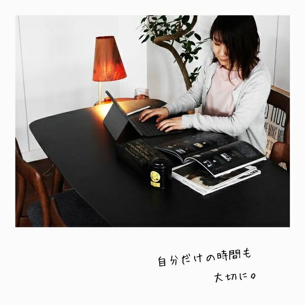 ダイニングテーブル 幅140cm 長方形 セラミック天板 北欧 モダン おしゃれ 高級感 レトロ おしゃれ ミッドセンチュリー 4人用 4人掛け ヴィンテージ 木製 丸角 | ブランド登録なし | 02