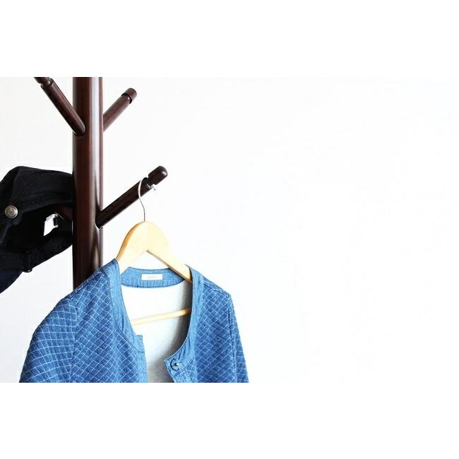 ポールハンガー ポールスタンド ポールハンガー コートハンガー 洋服掛け コート掛け コートツリー 北欧 木製 ダークブラウン ナチュラル ホワイト |  | 03