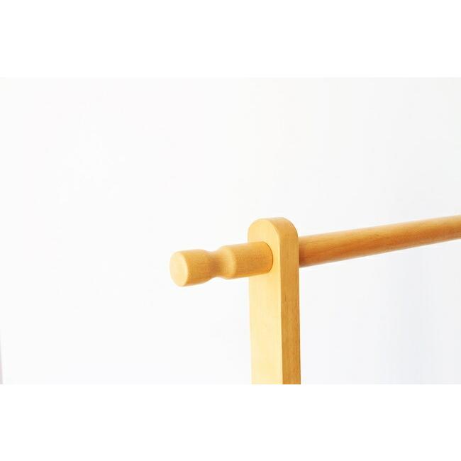 ハンガーラック キャスター付き 伸縮式 棚付き コートハンガー おしゃれ スリム 衣類収納 伸張式ハンガー ブラウン ナチュラル 木製 高さ調節 |  | 12