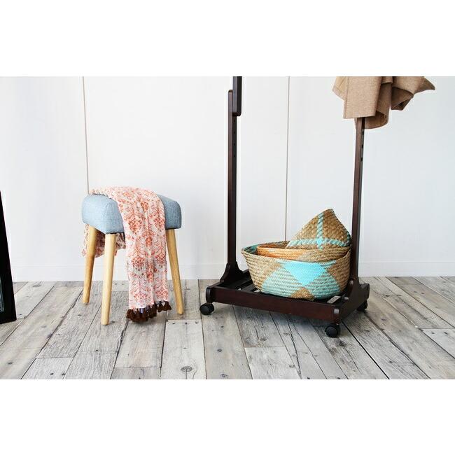 ハンガーラック キャスター付き 伸縮式 棚付き コートハンガー おしゃれ スリム 衣類収納 伸張式ハンガー ブラウン ナチュラル 木製 高さ調節 |  | 09