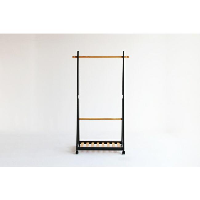 ハンガーラック キャスター付き コート掛け コートハンガー おしゃれ ポールハンガー パイプハンガー ウッドラック 洋服掛け 衣類収納 木製 |  | 03