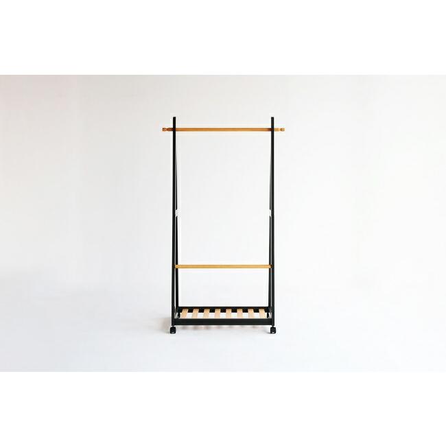 ハンガーラック キャスター付き コート掛け コートハンガー おしゃれ ポールハンガー パイプハンガー ウッドラック 洋服掛け 衣類収納 木製 |  | 06