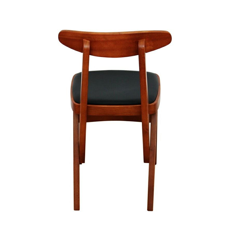 チェア ダイニングチェア 完成品 デスクチェア 食卓チェア 食卓椅子 アームレス 肘なし レザー風 合成皮革 レトロ 木製 PVC コンパクト 省スペース |  | 04