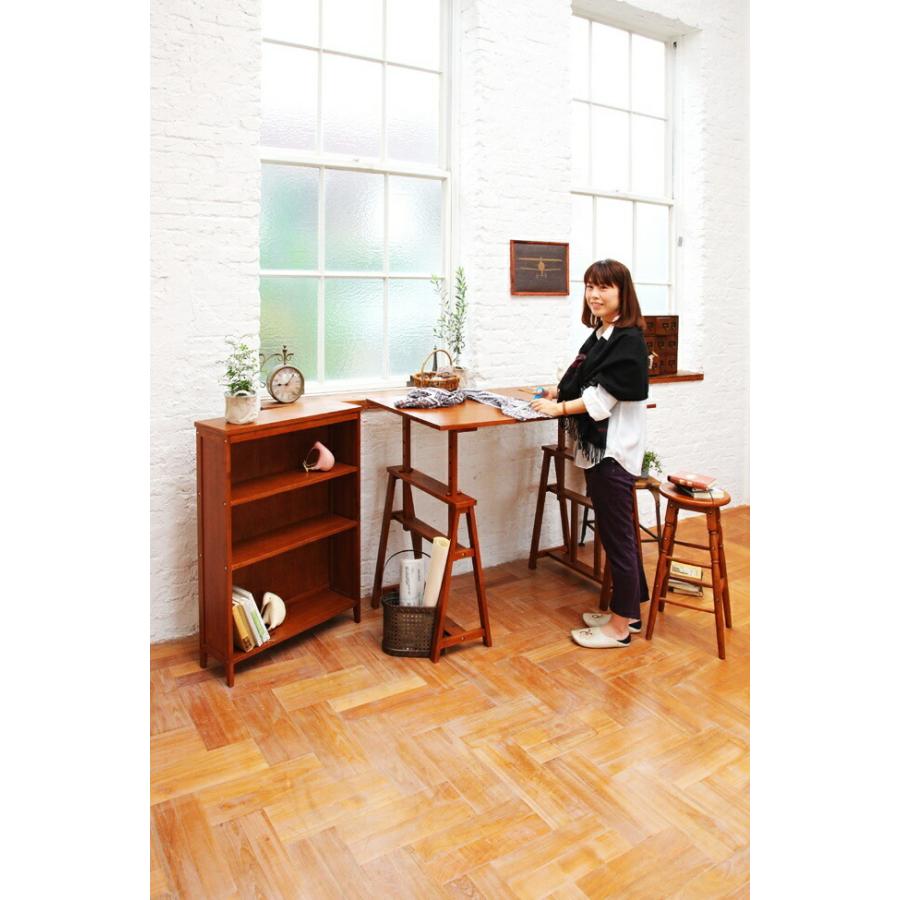 本棚 ブックシェルフ 幅70cm シェルフ ウッドラック 木製 ブックラック オープンラック 棚 おしゃれ 収納棚 収納 ディスプレイ ブラウン レトロ |  | 08