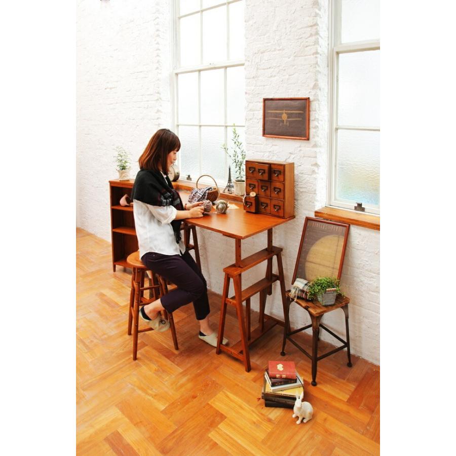 ハイスツール バースツール 木製 カウンタースツール 北欧 スツール 天然木 カウンターチェア おしゃれ ハイチェア 丸椅子 レトロ モダン ブラウン |  | 01