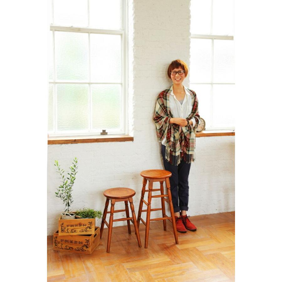 ハイスツール バースツール 木製 カウンタースツール 北欧 スツール 天然木 カウンターチェア おしゃれ ハイチェア 丸椅子 レトロ モダン ブラウン |  | 02