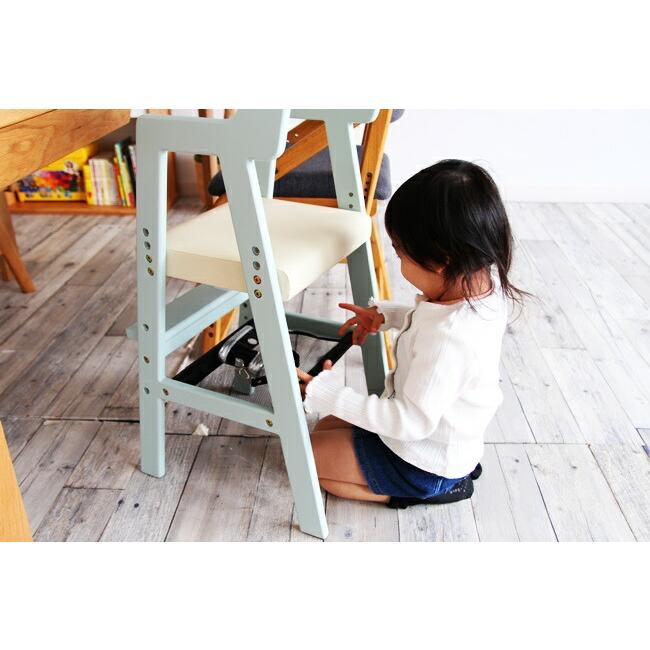 キッズチェア ベビーチェア 高さ調節 高さ調整 ハイチェア 木製 子供用ダイニングチェア 子供用チェア グレー ピンク イエロー ナチュラル ネット付き |  | 05