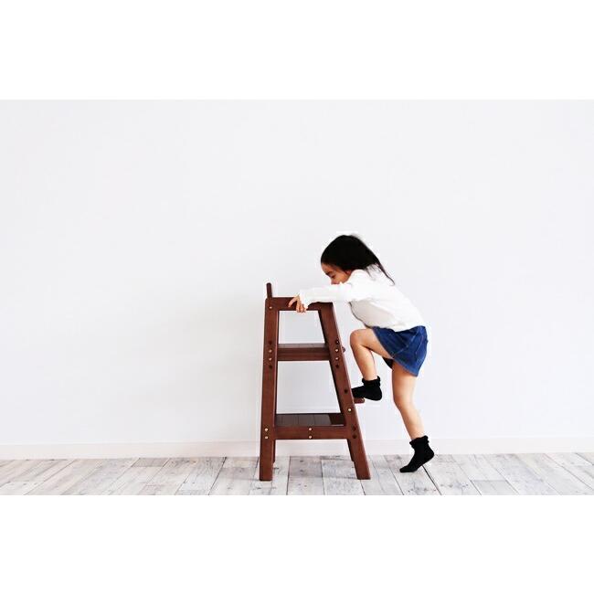 キッズチェア ベビーチェア ハイチェア ステップ 木製 高さ調節 ダイニングチェア 高さ調整 赤ちゃん 北欧 ナチュラル ブラウン 踏み台 子供用チェア |  | 01