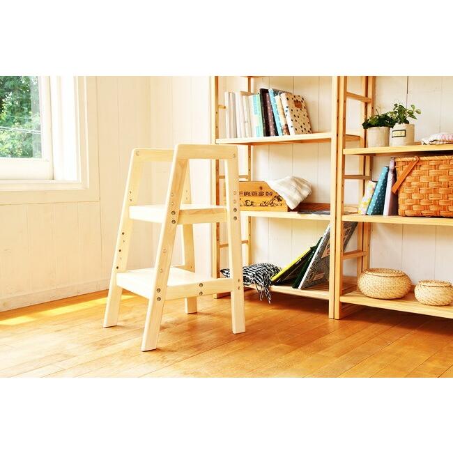 キッズチェア ベビーチェア ハイチェア ステップ 木製 高さ調節 ダイニングチェア 高さ調整 赤ちゃん 北欧 ナチュラル ブラウン 踏み台 子供用チェア |  | 05