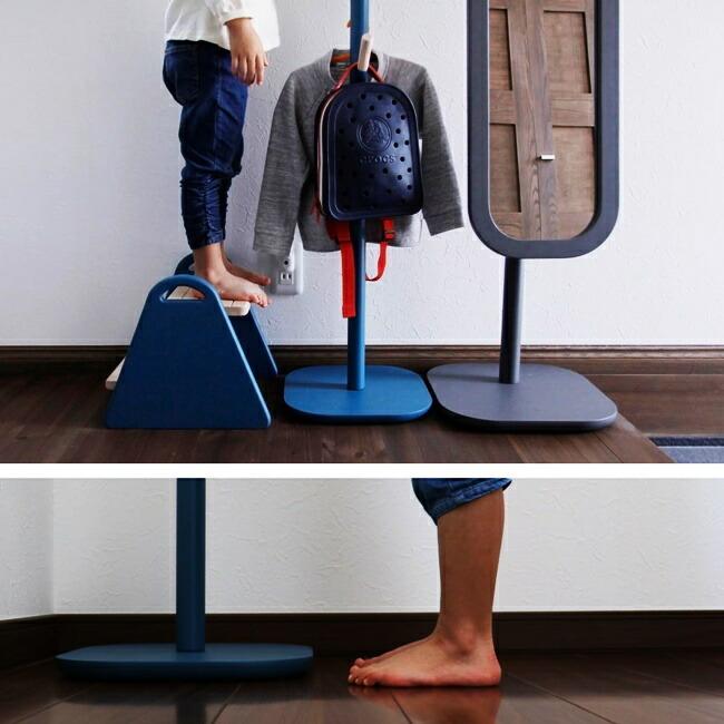 ポールハンガー 洋服掛け 子供 かわいい 北欧 おしゃれ キッズ 子供用 ハンガー 衣類収納 ハンガーポール イエロー ブルー グレー アイボリー ピンク |  | 04