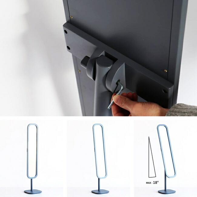 スタンドミラー 姿見 角度調節付き ミラー 全身が映る 角丸 円 自立 鏡 全身鏡 飛散防止 北欧 おしゃれ 木製 コンパクト 省スペース ひとり暮らし |  | 02