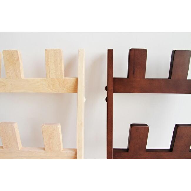 スリッパスタンド スリッパラック スリッパ収納 3足 スリッパ掛け スリッパ立て 玄関収納 靴箱 スリッパかけ おしゃれ スリム 天然木 木製 |  | 02