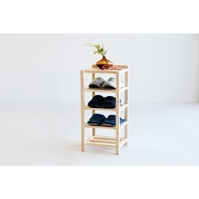 スリッパラック 5段 スリッパ収納 スリッパ置き 玄関収納 靴箱 木製 来客用 ナチュラル ブラウン スリッパ掛け 省スペース スリム 天然木 |  | 17