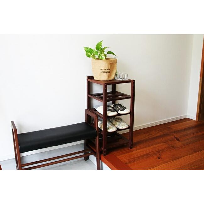 スリッパラック 5段 スリッパ収納 スリッパ置き 玄関収納 靴箱 木製 来客用 ナチュラル ブラウン スリッパ掛け 省スペース スリム 天然木 |  | 07