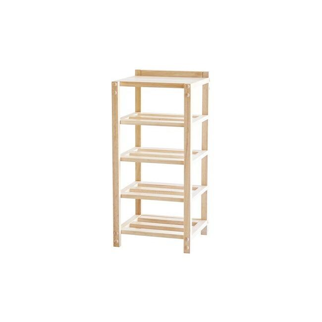 スリッパラック 5段 スリッパ収納 スリッパ置き 玄関収納 靴箱 木製 来客用 ナチュラル ブラウン スリッパ掛け 省スペース スリム 天然木 |  | 09