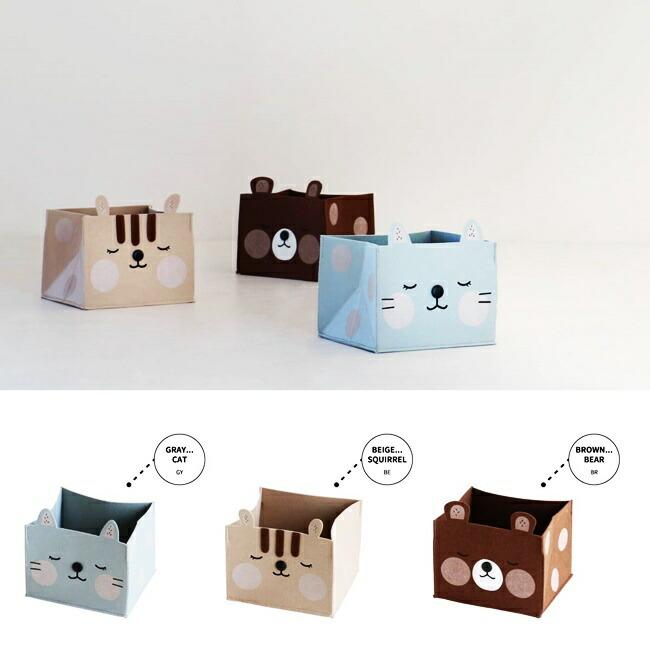 収納ボックス 折りたたみ 収納ケース カラーボックス かわいい おしゃれ 布 ファブリック おもちゃ箱 インナーボックス アニマル柄 リス クマ ネコ |  | 08