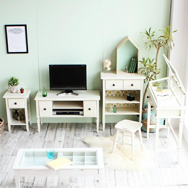 スツール 天然木 飾り台 北欧 おしゃれ かわいい ロースツール 花台 コンパクト ウッドチェア ホワイト 姫系 ガーリー フレンチカントリー ヨーロピアン |  | 03