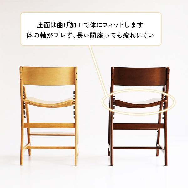 キッズチェア 学習椅子 キッズ用ダイニングチェア 木製 ナチュラル ブラウン 天然木 子ども椅子 子供用 北欧 カントリー 和モダン ベビーチェア 高さ調整 | ブランド登録なし | 11